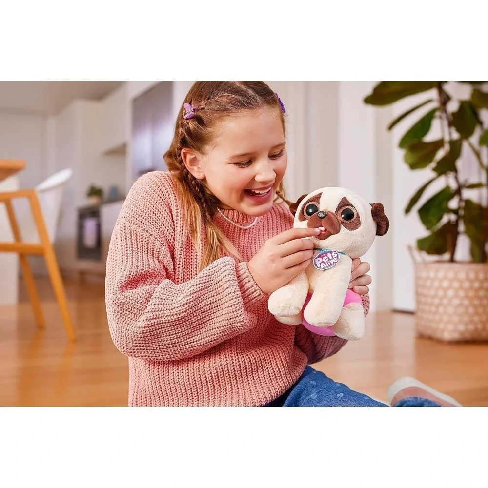 Pets Alive Pooping Puppies by ZURU Soft Electronic Pet Puppy for Girls &Children